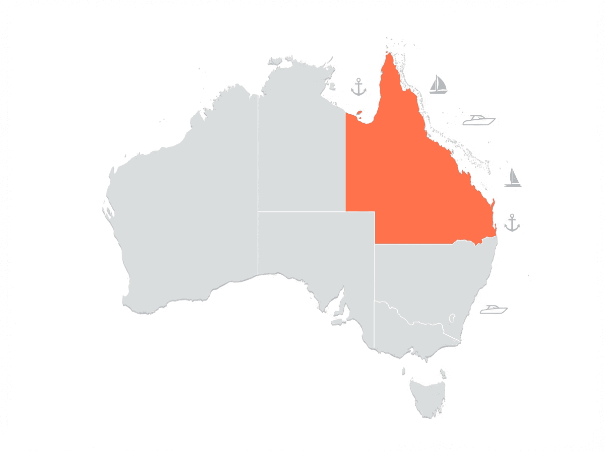 QLD Boating Map