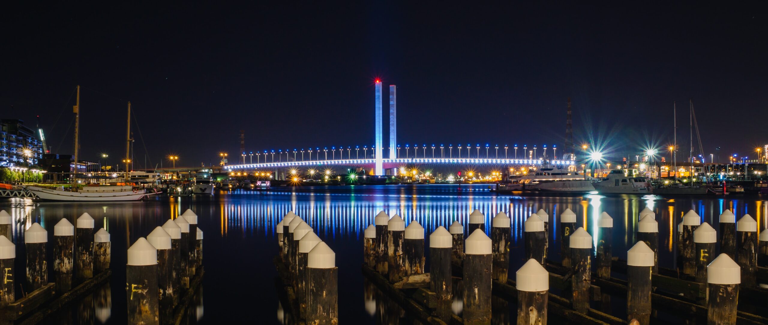 Bolte Bridge Melbourne At Night