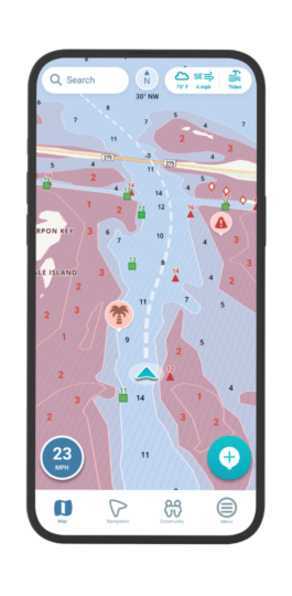 Wavve Boating App Screen Shot